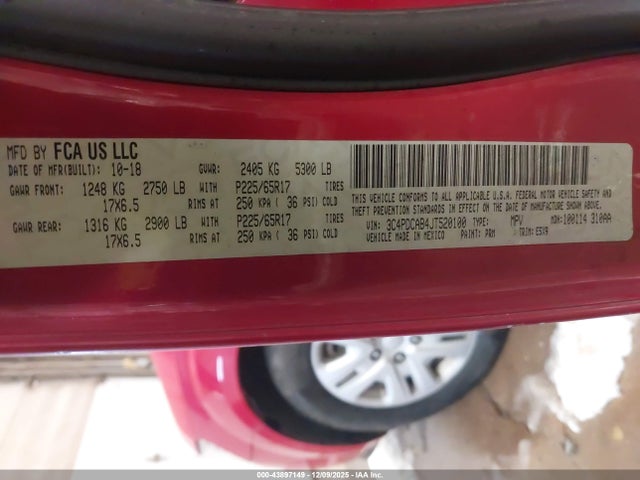 2018 DODGE JOURNEY 3C4PDCAB4JT520100 Photo 8