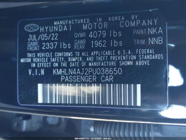 2023 HYUNDAI ELANTRA HYBRID KMHLN4AJ2PU038650 Photo 8