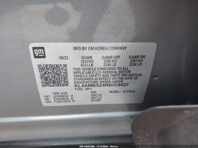 Buick Encore Gx Preferred Fwd 2024 KL4AMBS24RB059437 Image 9