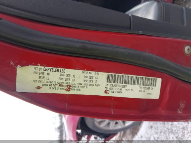 2009 CHRYSLER 300C 2C3LA63T69H529677 Photo 8