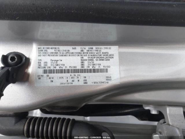 2017 FORD FOCUS 1FADP3M26HL207826 Photo 8