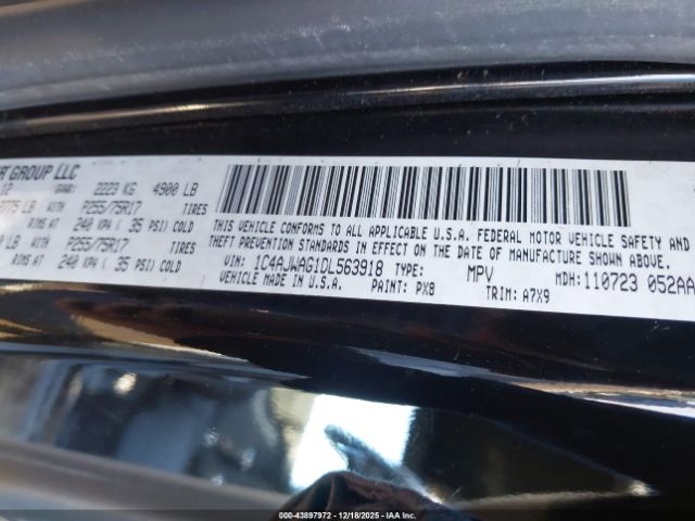 2013 JEEP WRANGLER 1C4AJWAG1DL563918 Photo 8