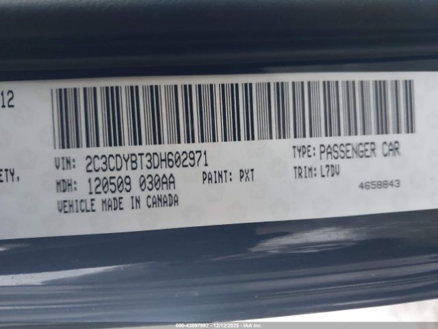 2013 DODGE CHALLENGER 2C3CDYBT3DH602971 Photo 8