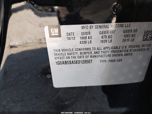 2014 CADILLAC ATS 1G6AB5SA5E0128567 Photo 8