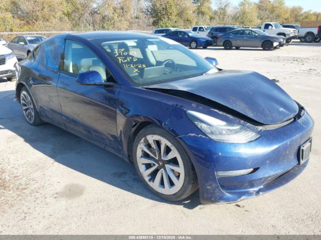 2022 TESLA MODEL 3 5YJ3E1EB8NF262534