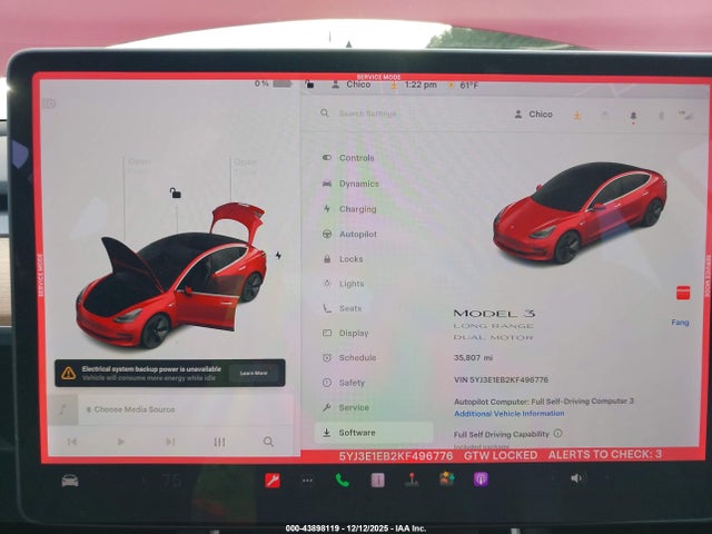 2019 TESLA MODEL 3 5YJ3E1EB2KF496776 Photo 6