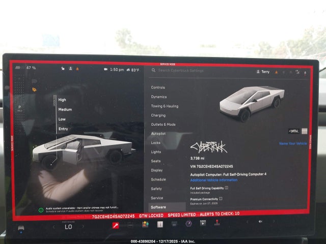 2025 TESLA CYBERTRUCK 7G2CEHED4SA072245 Photo 6