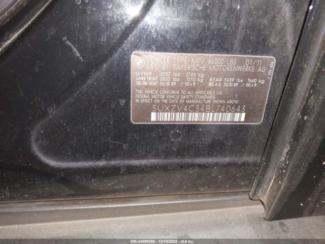 2011 BMW X5 5UXZV4C54BL740643 Photo 8