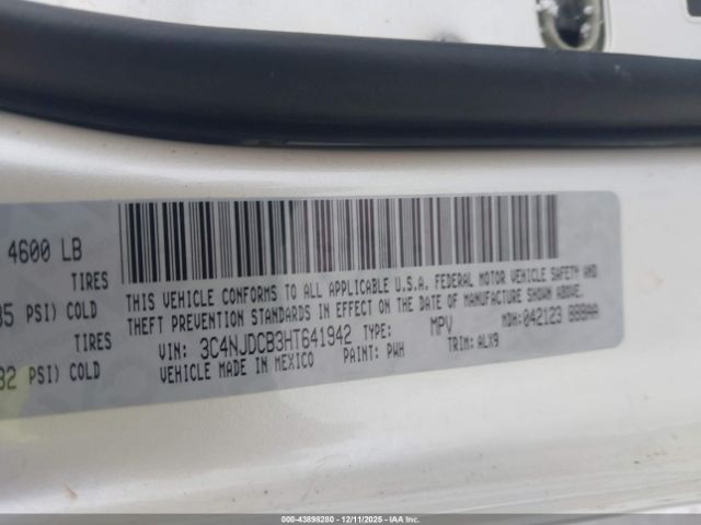 2017 JEEP NEW COMPASS 3C4NJDCB3HT641942 Photo 8