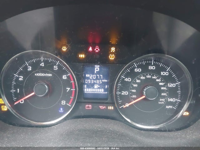 43898592 :رقم المزاد ، JF2SJAUC0FH536684 vin ، 2015 Subaru Forester 2.5i Touring مزاد بيع