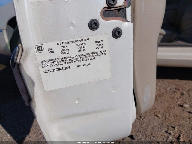 1998 CADILLAC ELDORADO 1G6EL12Y9WU617696 Photo 8