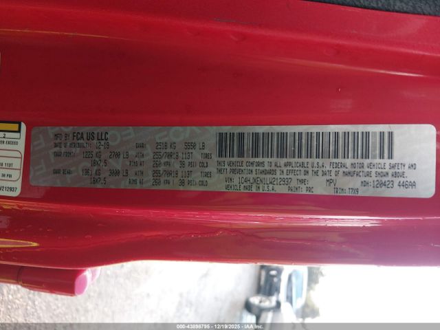 2020 JEEP WRANGLER UNLIMITED 1C4HJXEN1LW212937 Photo 8