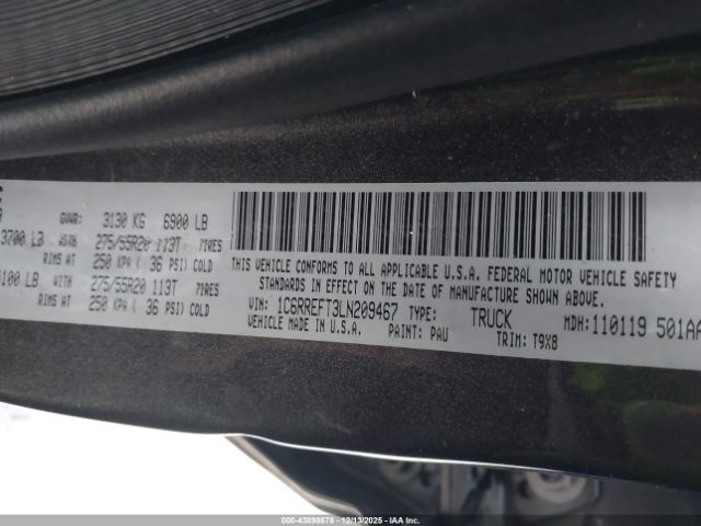 2020 RAM 1500 1C6RREFT3LN209467 Photo 8