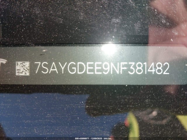 2022 TESLA MODEL Y 7SAYGDEE9NF381482 Photo 8