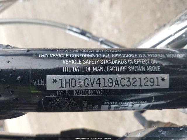 2010 HARLEY-DAVIDSON FXDC 1HD1GV419AC321291 Photo 9