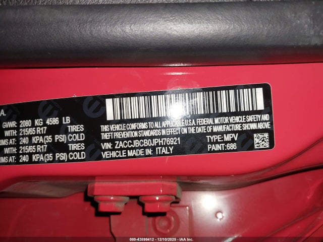 Jeep Renegade Trailhawk 4x4 2018 ZACCJBCB0JPH76921 Image 9