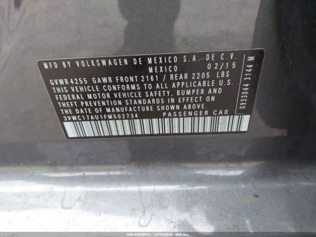 2015 VOLKSWAGEN GOLF SPORTWAGEN 3VWC17AU1FM502734 Photo 8