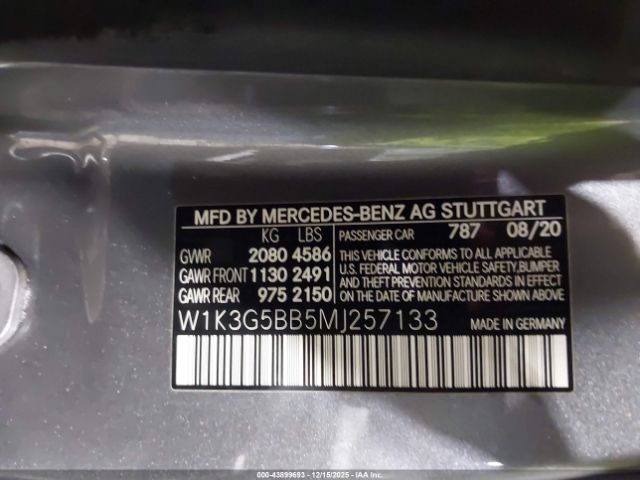 2021 MERCEDES-BENZ AMG A 35 W1K3G5BB5MJ257133 Photo 8