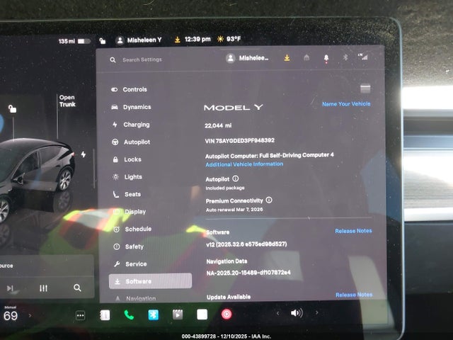 2023 TESLA MODEL Y 7SAYGDED3PF948392 Photo 6