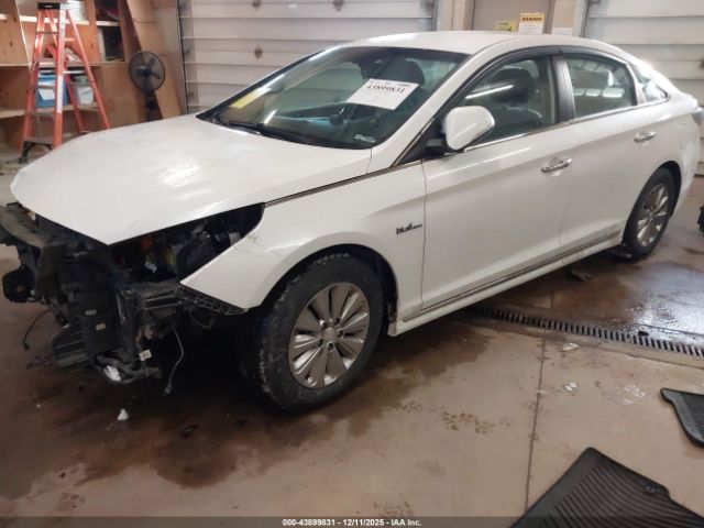 2017 HYUNDAI SONATA HYBRID KMHE24L30HA064859 Photo 1