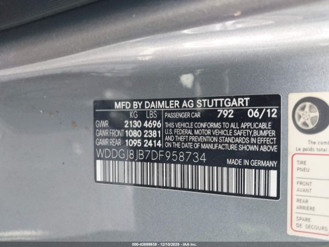 2013 MERCEDES-BENZ C 350 WDDGJ8JB7DF958734 Photo 8