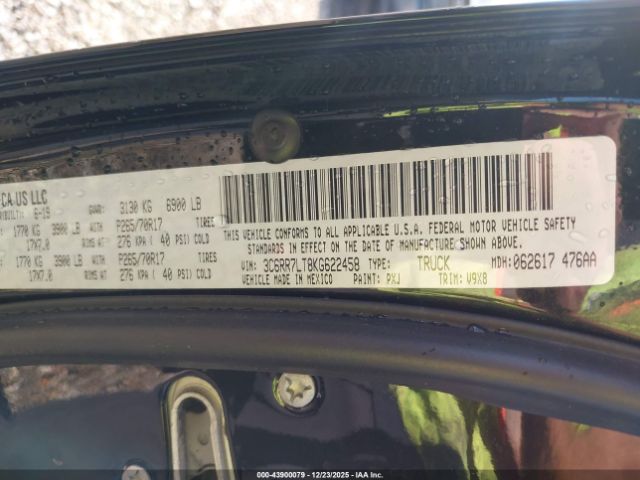 2019 RAM 1500 CLASSIC 3C6RR7LT8KG622458 Photo 8