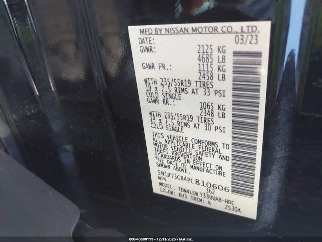 Nissan Rogue Sl Intelligent Awd 2023 5N1BT3CB4PC810606 Image 9
