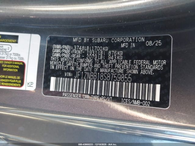 2025 TOYOTA GR86 JF1ZNBB18S8759855 Photo 8