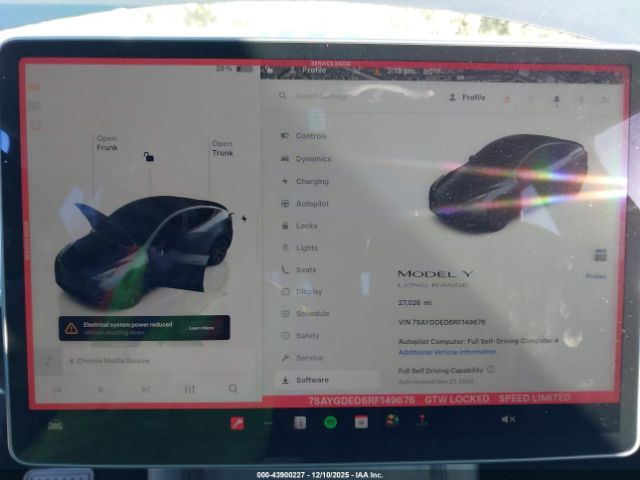 2024 TESLA MODEL Y 7SAYGDED6RF149676 Photo 6