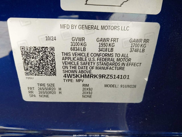4W5KHMRK9RZ514101 Acura Zdx A-spec