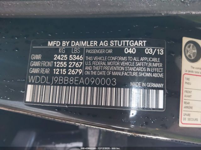 2014 MERCEDES-BENZ CLS 550 WDDLJ9BB8EA090003 Photo 8