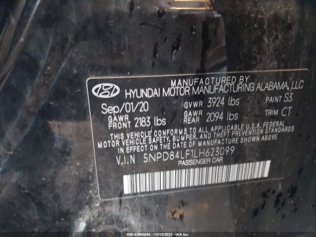 2020 HYUNDAI ELANTRA 5NPD84LF1LH623099 Photo 8