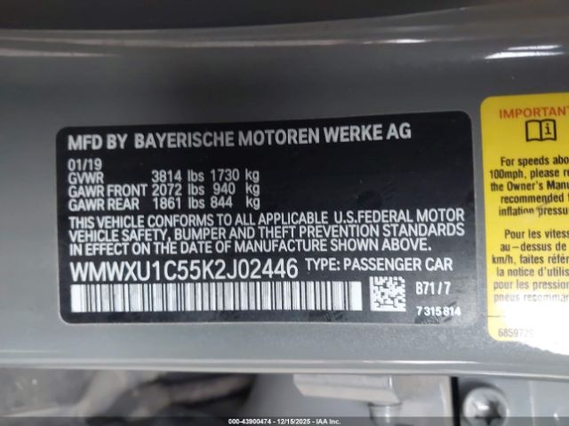 2019 MINI HARDTOP WMWXU1C55K2J02446 Photo 8