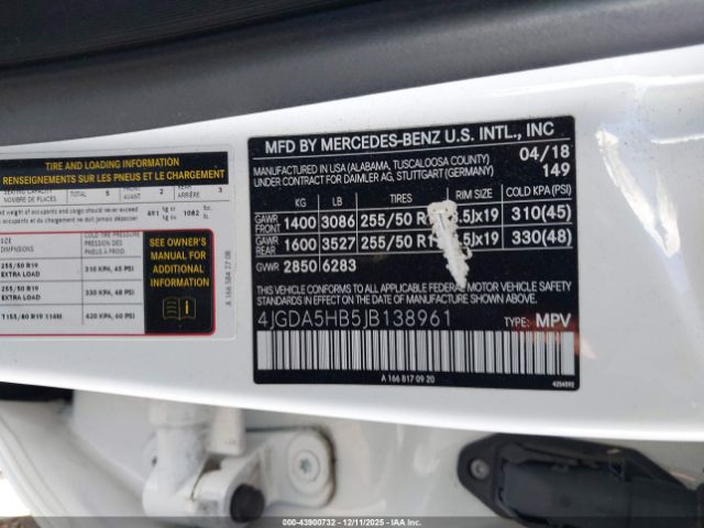 2018 MERCEDES-BENZ GLE 350 4JGDA5HB5JB138961 Photo 8