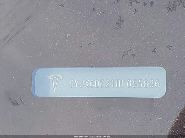 2017 TESLA MODEL X 5YJXCDE21HF055836 Photo 8