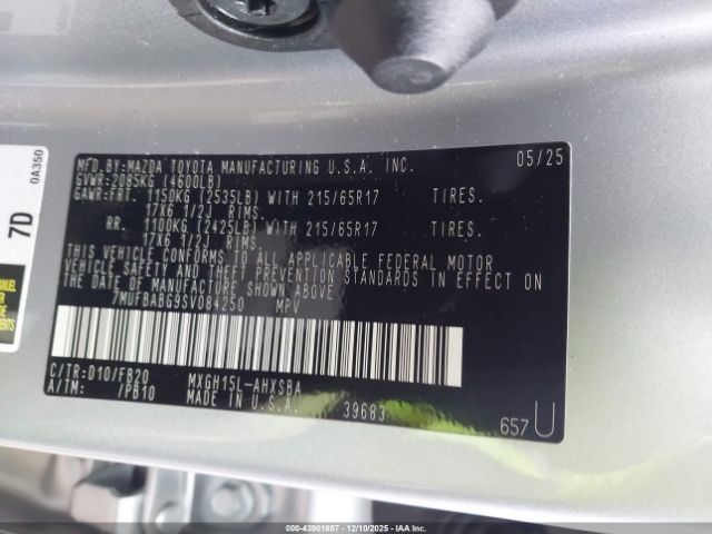 2025 TOYOTA COROLLA CROSS HYBRID 7MUFBABG9SV084250 Photo 8