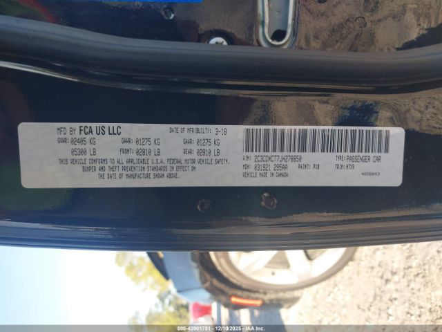 2018 DODGE CHARGER 2C3CDXCT7JH278850 Photo 8