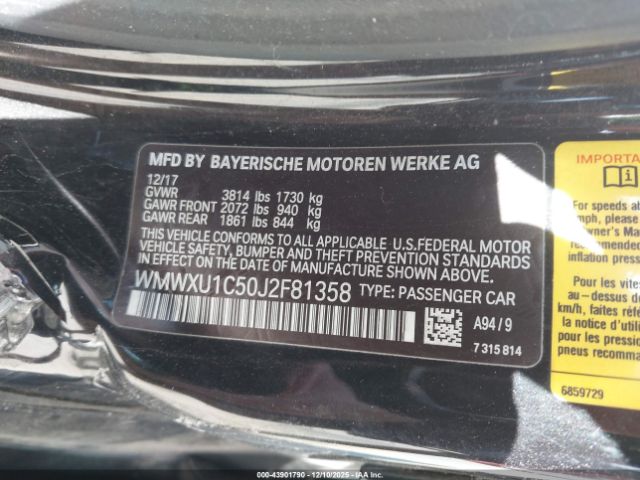 2018 MINI HARDTOP WMWXU1C50J2F81358 Photo 8