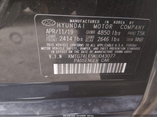 2019 GENESIS G70 KMTG74LE9KU043077 Photo 8