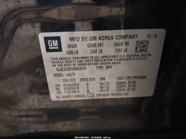 Buick Encore 2016 KL4CJASB1GB603210 Image 9