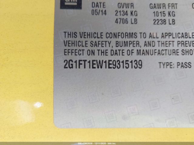 2014 CHEVROLET CAMARO 2G1FT1EW1E9315139 Photo 8