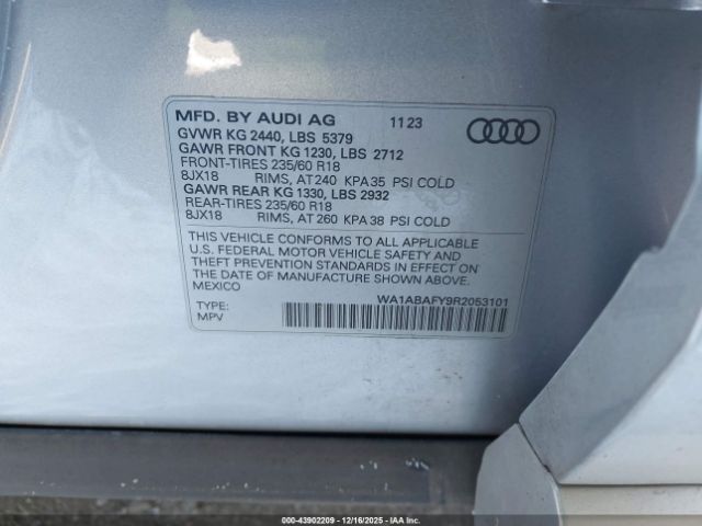 2024 AUDI Q5 WA1ABAFY9R2053101 Photo 8