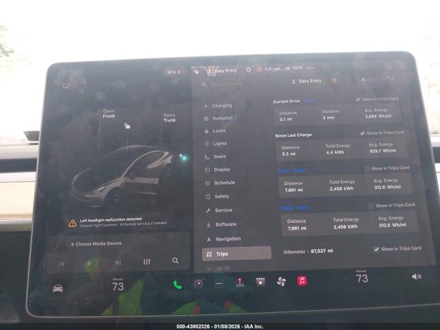 Aukcja sprzedaży 2021 Tesla Model 3 Standard Range Plus Rear-wheel Drive, vin: 5YJ3E1EA6MF085973, numer aukcji: 43902326