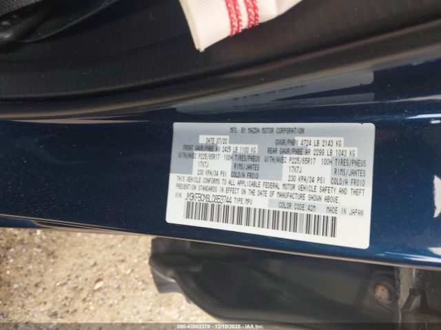 2020 MAZDA CX-5 JM3KFBCM8L0853744 Photo 8