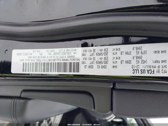 Продажа на аукционе авто 2020 Jeep Grand Cherokee Limited 4x4, vin: 1C4RJFBG7LC243387, номер лота: 43902506