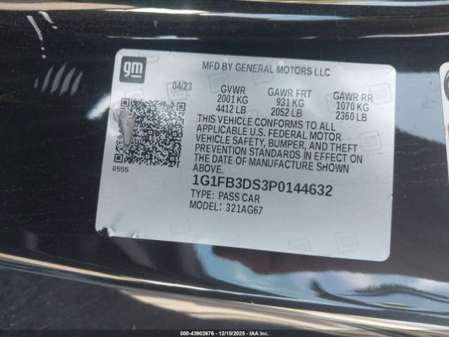 2023 CHEVROLET CAMARO 1G1FB3DS3P0144632 Photo 8