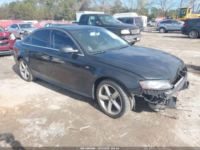 2012 AUDI A4 WAUKFAFL6CN011278