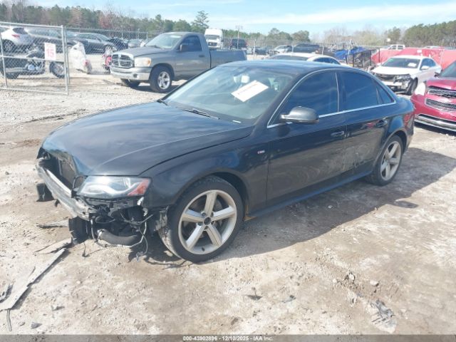 2012 AUDI A4 WAUKFAFL6CN011278 Photo 1