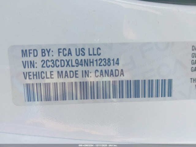 Dodge Charger Srt Jailbreak 2022 2C3CDXL94NH123814 Image 9