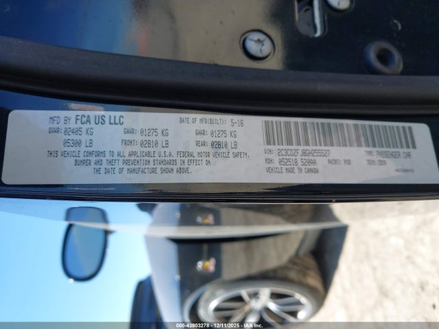 Dodge Challenger R/t Scat Pack 2016 2C3CDZFJ8GH255527 Image 9